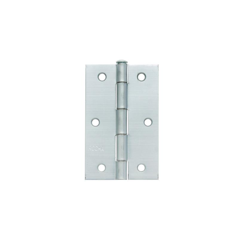 DOBRADICA DE ABA MEDIA PINO REVERSIVEL ROCHA ACO REVESTIDO ZINCO QUENTE 88.9X57.1X1.50MM