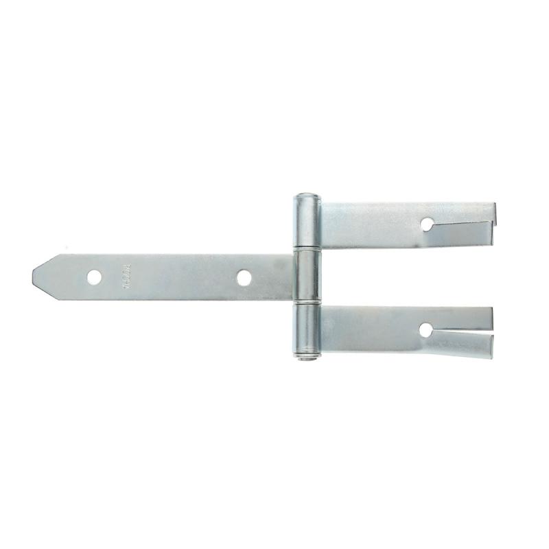 DOBRADICA DE PORTAO HASTE DUPLA CHUMBAR 32X4MM ROCHA ACO BANHO ZINCO AZUL COMP 200MM