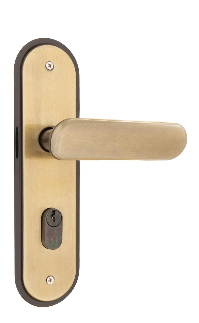 FECHADURA EMBUTIR DWELL CONFORT EXTERNA ROCHA ESPELHO COLONIAL POLIDO 40 VAREJO