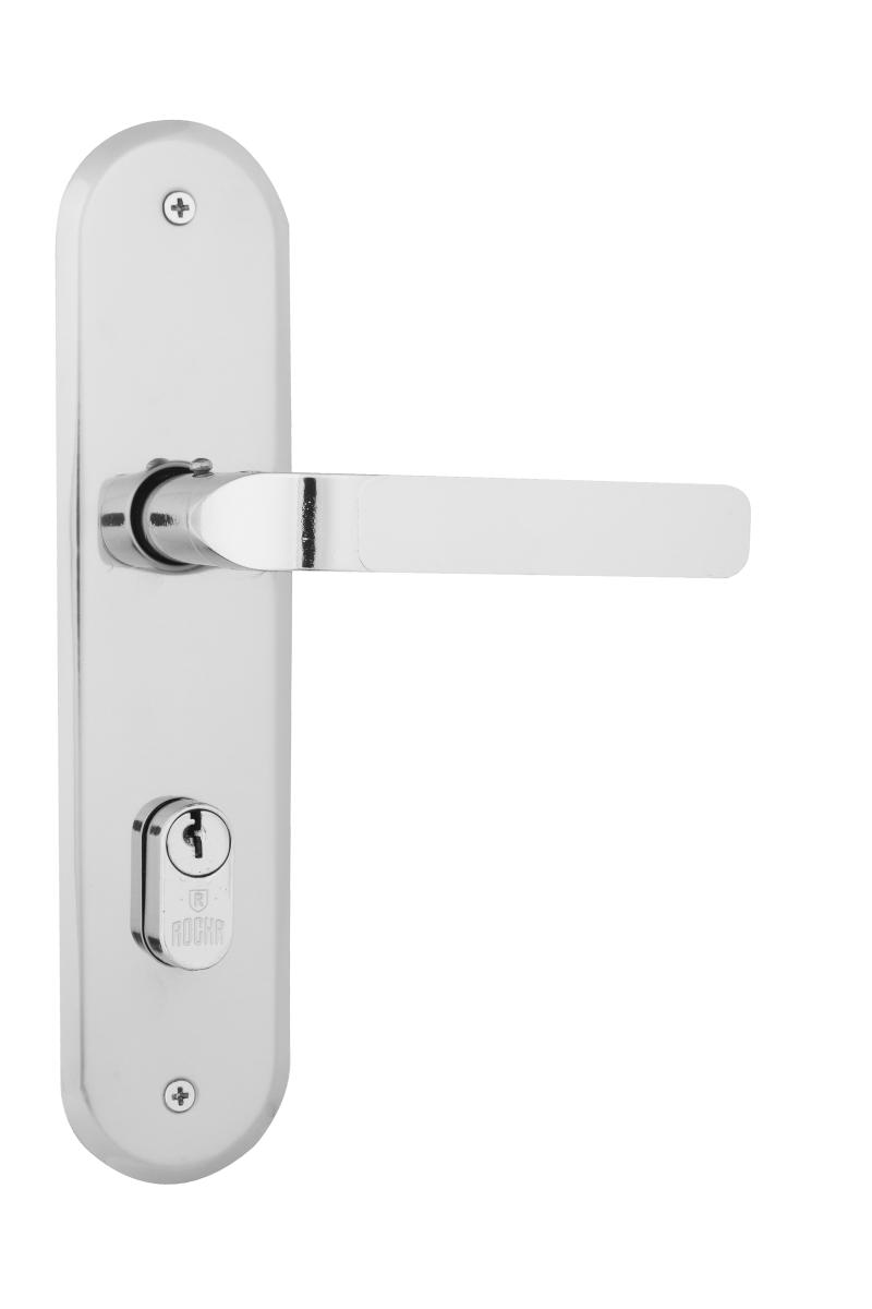 FECHADURA EMBUTIR DWELL PERSONAL EXTERNA ROCHA ESPELHO INOX 430 POLIDO 40 VAREJO