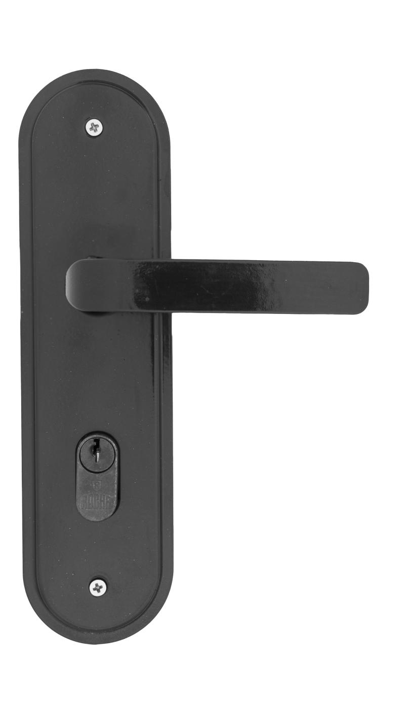 FECHADURA EMBUTIR DWELL PERSONAL EXTERNA ROCHA ESPELHO PRETO 40 VAREJO