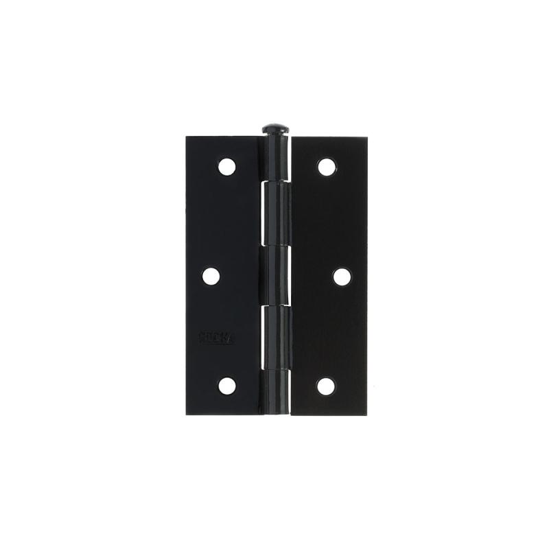 DOBRADICA DE ABA LEVE PINO REVERSIVEL ROCHA ACO PINTADO PO PRETO 88.9X57.1X1.20MM