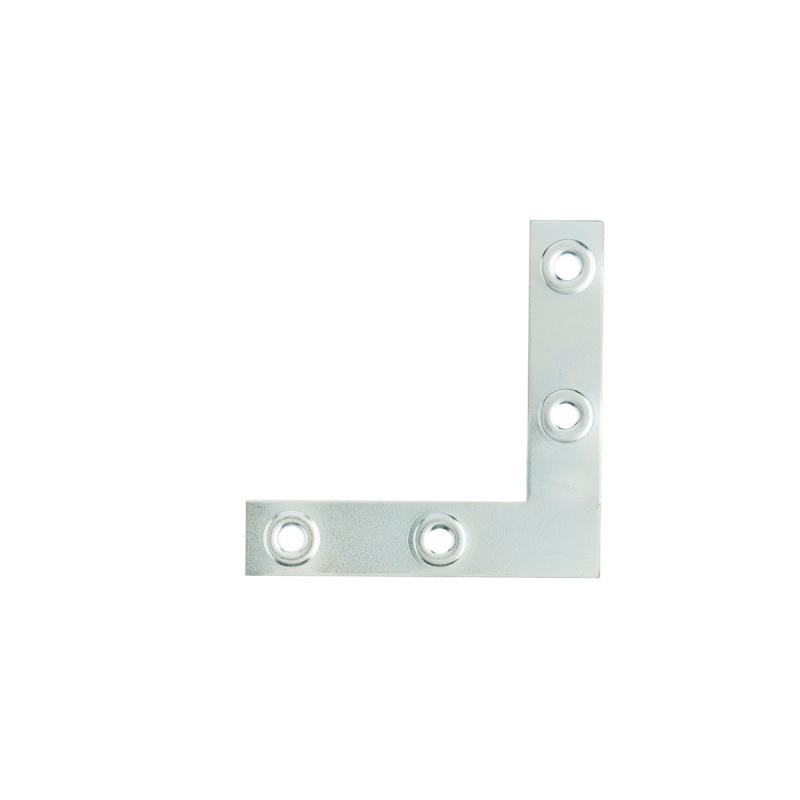 ESQUADRO PARA CAIXILHOS AÇO GAL. ZINCADO 80MM